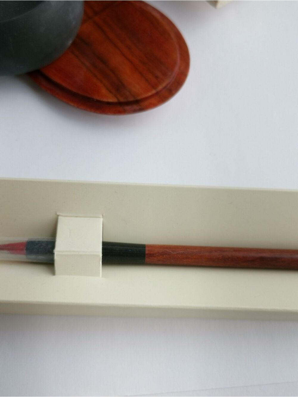 Chinese Ink Calligraphy Set, Ink Stone, Brush Ink Stick ๐ - Picture 3 of 4